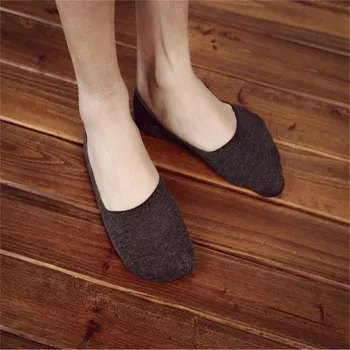 2019 Новое поступление, мужские короткие носки орехового цвета, тапочки с неглубоким носком, классические мужские хлопковые носки-невидимки
