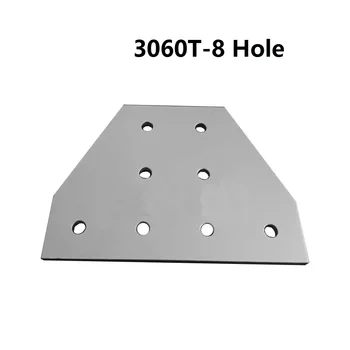 5шт 3060 30x60 с 8 отверстиями Т-образного типа с 90-градусным соединением с угловым кронштейном для алюминиевого профиля