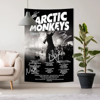 90x150 см Рок-группа Arctic Tobestry Monkeyss Хорошее Качество Принтов и плакатов Наклейка из крафт-бумаги
