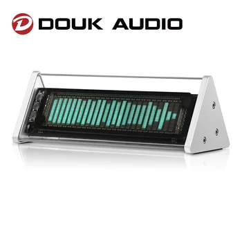 Douk Audio VFD Анализатор звукового спектра Bluetooth 5.0 Приемник 3,5 мм Селектор AUX Домашние настольные часы с пультом дистанционного управления