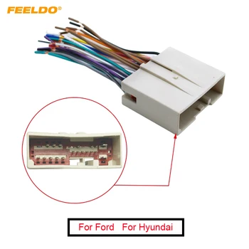 FFELDO 1Шт Автомобильный Радиоприемник CD-Плеер Жгут Проводов Аудио Стерео Адаптер Провода Для Hyundai Sonata Установить Послепродажный Стерео #AM1695