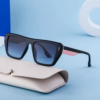 NYWOOH Винтажные Квадратные Солнцезащитные очки для мужчин Женщин Роскошный бренд Дизайнер для вождения на открытом воздухе Устойчивые к ультрафиолетовому Излучению Солнцезащитные очки Мужские Женские