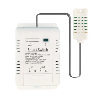 Tuya Smart WiFi Термостат 16A Беспроводное управление С контролем энергопотребления Термостат температуры и влажности