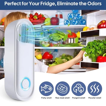 USB дезодорант и освежитель воздуха для холодильника, Многоразовые генераторы озона O₃, освежители воздуха для холодильников, Устранитель запаха для настенного холодильника