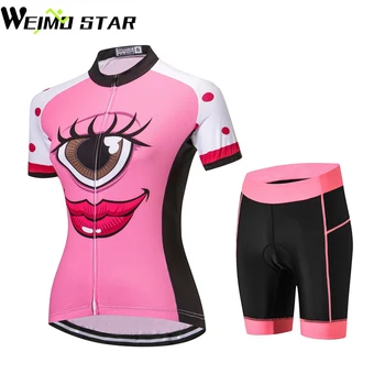 WEIMOSTAR Team Женская Велосипедная Майка Ciclismo, Велосипедная одежда с коротким рукавом, Гелевая Дышащая прокладка на молнии, Велосипедная одежда