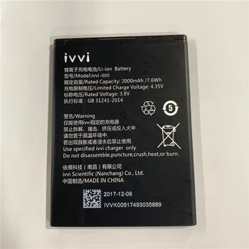 YCOOLY для IVVI IVVI-005 аккумулятор 2000 мАч, Новая дата производства, Большая емкость С отслеживанием информации