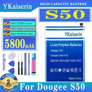 YKaiserin Battery s 50 5800 мАч для Doogee S50 battery аккумуляторы