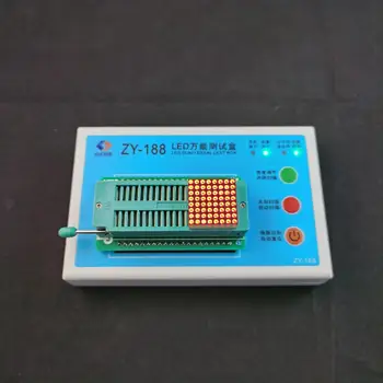 ZY-188 СВЕТОДИОДНЫЙ Универсальный Тестовый бокс, Цифровое ламповое освещение, Портативный Тестер с перезаряжаемой батареей