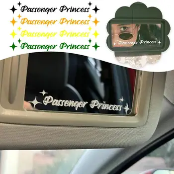 Автомобильная наклейка Passenger Princess Забавная креативная наклейка для зеркала заднего вида автомобиля, художественная наклейка для украшения автомобиля, автомобильные аксессуары
