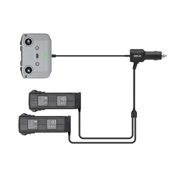 Автомобильное зарядное устройство 3 в 1 для DJI Mavic 3, интеллектуальный концентратор для зарядки аккумулятора и автомобильный разъем FPV, USB-адаптер, мульти-2 аккумулятора