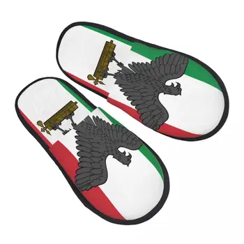Военный флаг Итальянской Социальной Республики, тапочки для женщин и мужчин, пушистые зимние теплые тапочки, домашние тапочки
