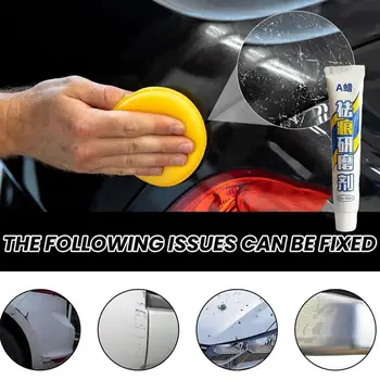 Воск от царапин на автомобиле, 25 мл, эффективное средство для восстановления краски, полирующий воск, эффективный простой в использовании воск для ремонта царапин на автомобиле, уход за краской для автомобиля