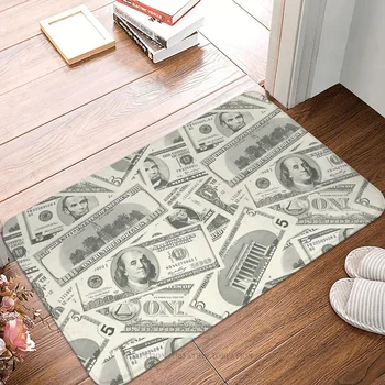 Деньги Нескользящий ковер для ванной комнаты с рисунком долларовых купюр Коврик для спальни, коврик для входной двери, коврик для декора пола