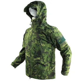 Камуфляжная куртка MCTP outdoor soft shell stormtrooper ветрозащитный и брызгозащищенный костюм для игры в CS камуфляжный костюм