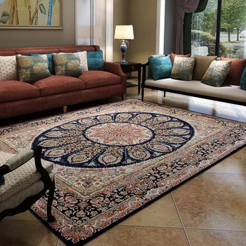 Ковры Персидский Винтажный ковер для гостиной, коврик для спальни, нескользящие коврики, впитывающий Марокко в стиле бохо, Этнический Ретро ковер 200x300