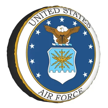 Крышка Запасного Колеса ВВС США для Jeep США Военная Эмблема Америки 4WD Внедорожник Автомобильные Протекторы 14 