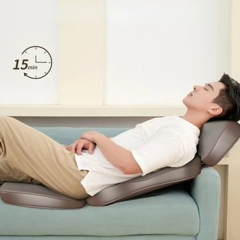 Легкий многофункциональный массажный коврик, подушка-массажер для талии, бытовая Электрическая подушка для массажа всего тела, спины и шеи.