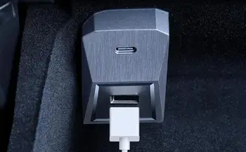 Многопортовый перчаточный ящик Концентратор Автомобильное зарядное устройство Перчаточный ящик для Tesla Портативное автомобильное зарядное устройство Dash Cam Флэш-накопитель Док-станция для Tesla