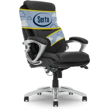 Офисное кресло для руководителей с высокой спинкой, большое и высокое, эргономичное для работы с пиломатериалами, поворотное, из клееной кожи