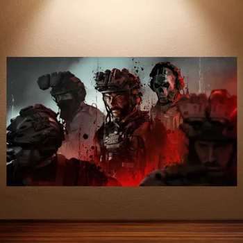 Плакат Call of Duty Плакаты с видеоиграми COD Modern Warfare Настенная роспись на холсте Декор стен игровой комнаты Наклейки на стены спальни