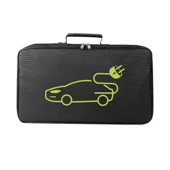 Портативная сумка-органайзер для электромобилей, эргономичный держатель кабеля и сумка для хранения большой емкости, сумка для зарядного кабеля для электромобилей, сумка для шнуров, шлангов
