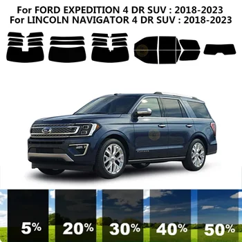 Предварительно Обработанная нанокерамика car UV Window Tint Kit Автомобильная Пленка Для Окон FORD EXPEDITION 4 DR SUV 2018-2023