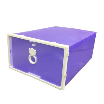 Прозрачный пылезащитный пластиковый ящик для хранения в спальне UL631