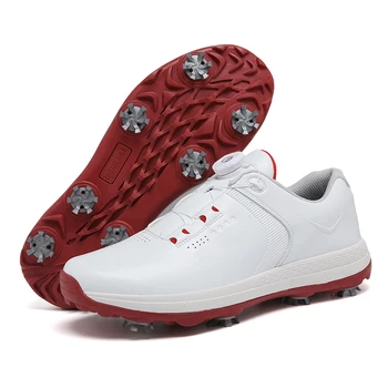 Профессиональная обувь для гольфа Мужские Шипы Кроссовки для гольфа Женские Размера Плюс Обувь для гольфистов Мужские Кроссовки