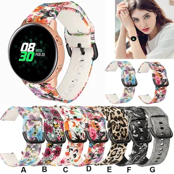 Силиконовый ремешок на запястье, высококачественные красочные модные Аксессуары, подходящие для Samsung Galaxy Watch 42 мм/Active 40 мм
