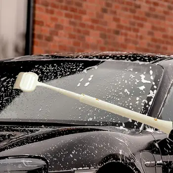 Стеклоочиститель автомобильного зеркала с выдвижным гибким скребком для автоматического зеркала заднего вида для стеклянной двери заднего вида для всех транспортных средств в дождливую туманную погоду из окна