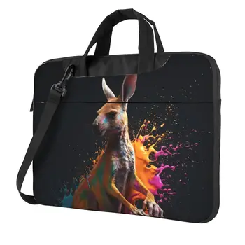 Сумка Для Ноутбука Kangaroo Liquid Splash Explosion Водонепроницаемая Для Macbook Air Pro Microsoft Notebook Case 13 14 15 15,6 Бизнес-Сумка
