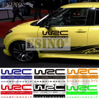 Универсальная креативная Авто Декоративная Наклейка WRC Чемпионат мира по ралли FIA ПВХ 3D Резьба Виниловая Наклейка на кузов автомобиля