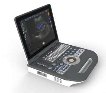 Цветной доплеровский ноутбук S3500 с 15-дюймовым экраном с высоким разрешением 1024 * 768, Поддержка 7 иностранных языков