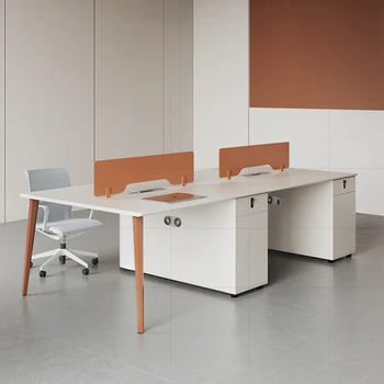 Эстетичный современный офисный стол Стойка регистрации Компьютерный письменный стол для руководителя Офисный стол для конференций Мебель для бюро SR50OD